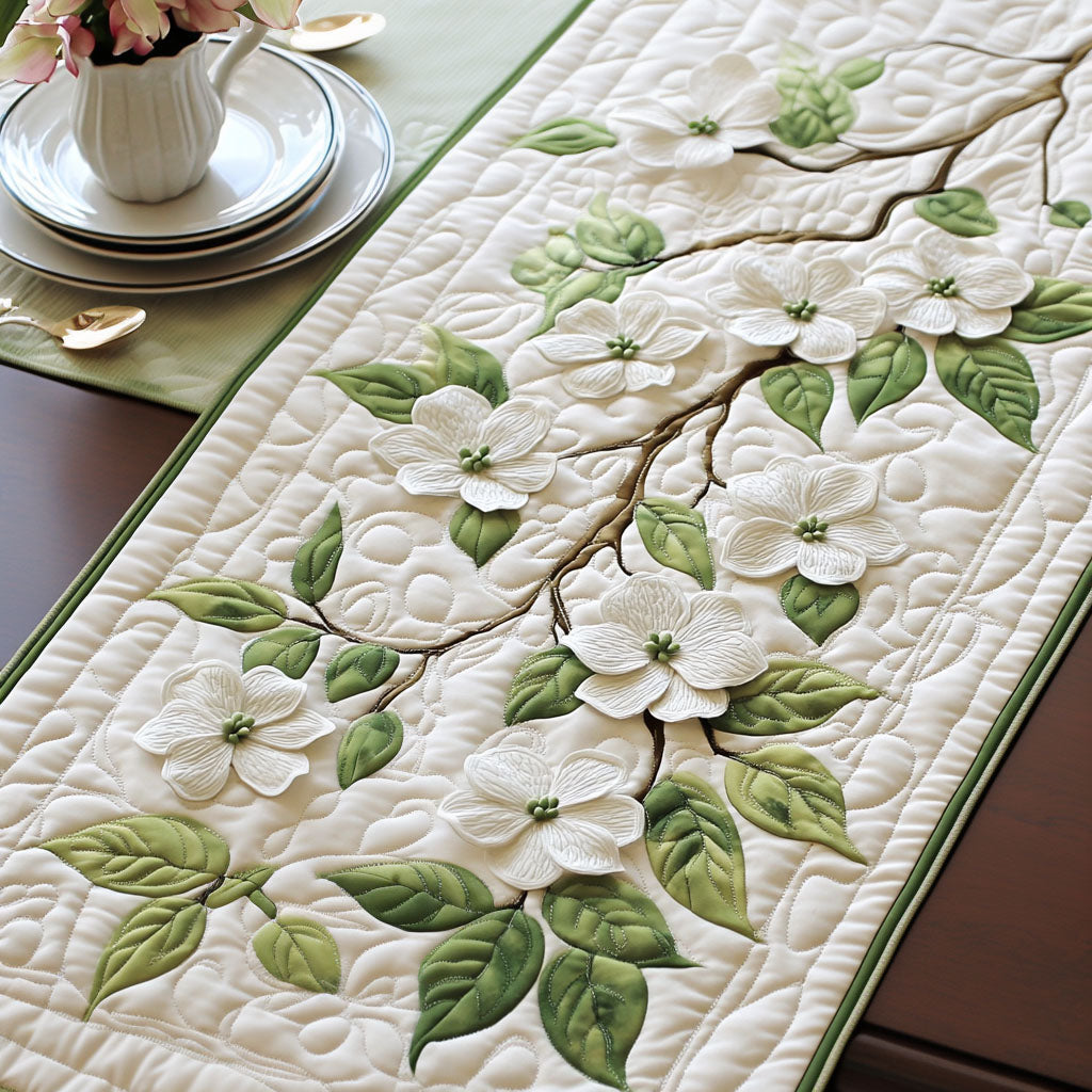 North Carolina Beauty Quilted Table Runner Flower Table Runner Good Gifts For Mom