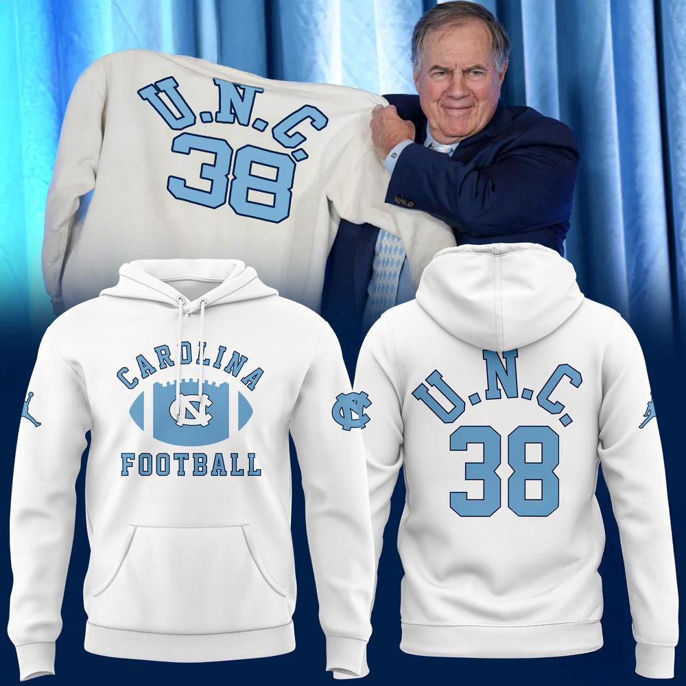 North Carolina Tar Heels Football UNC 38 Hoodie Best Gifts For Football Fans