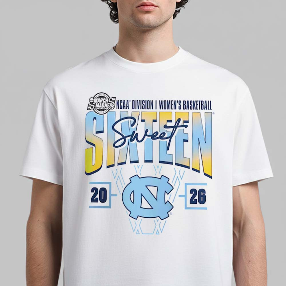 North Carolina Tar Heels Women's Basketball 2026 T-Shirt NCAA March Madness Bracket Shirt Fan Gear