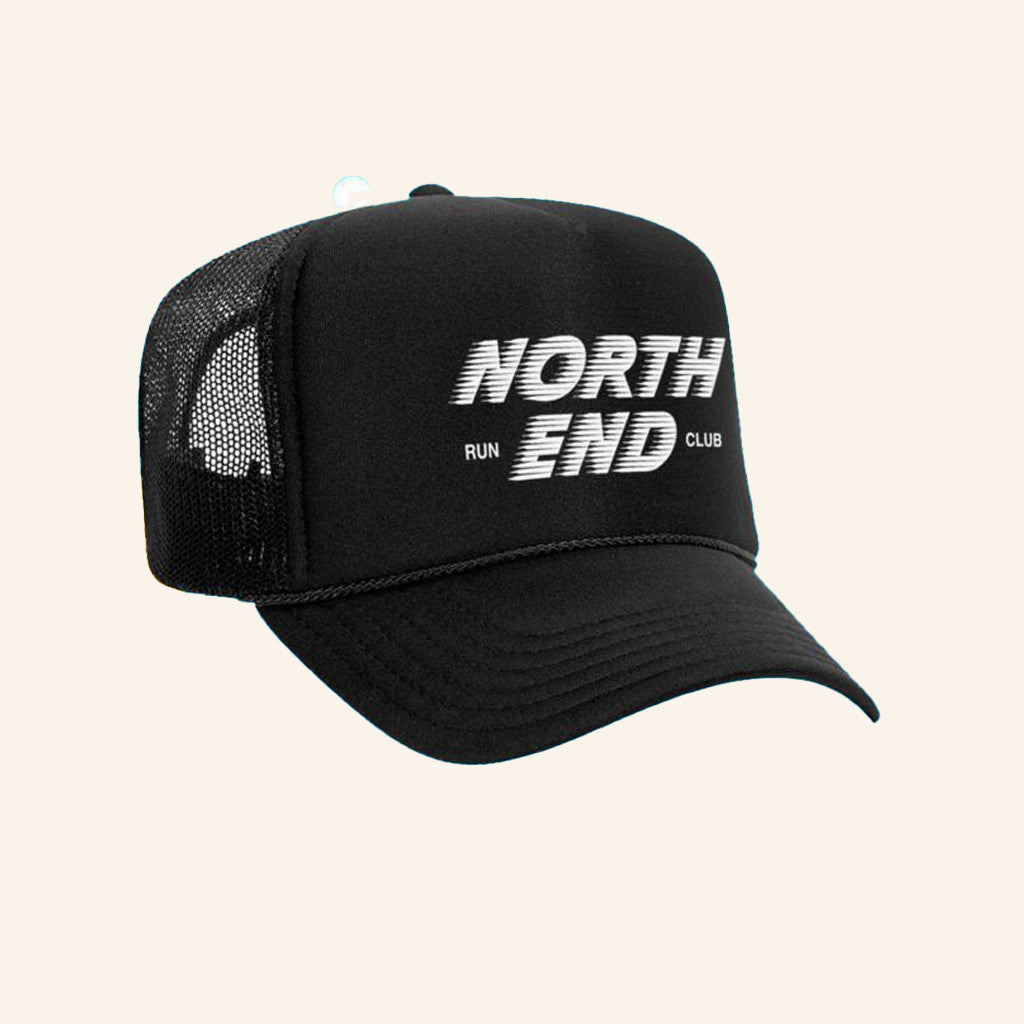 North End Run Club Merch Speed Trucker Hat Presents For Him