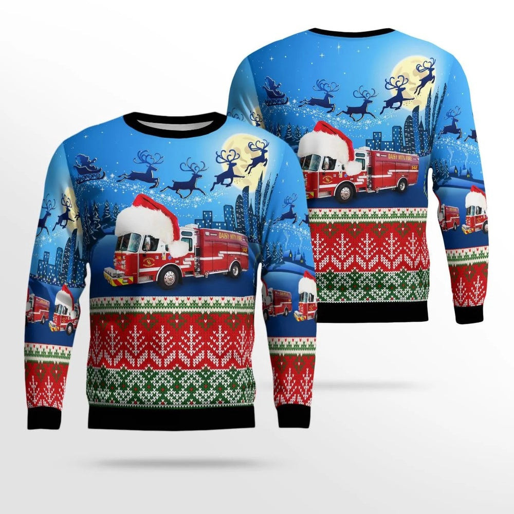 North Phoenix Arizona Daisy Mountain Fire & Medical Christmas Ugly Sweater Christmas Unisex Sweaters Gift For Christmas