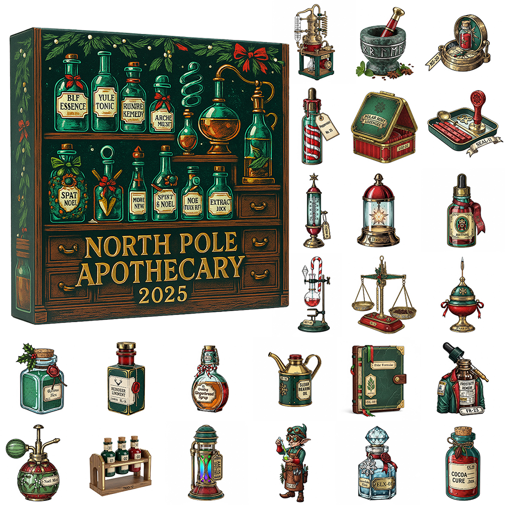 North Pole Apothecary 2025 Advent Calendar Christmas Countdown Best Secret Santa Gifts