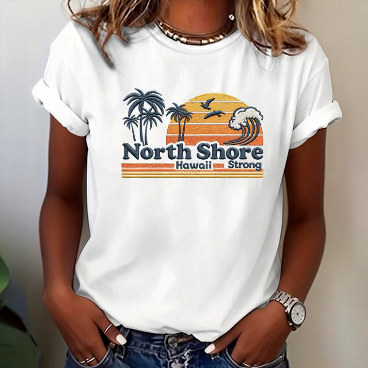 North Shore Hawaii Strong T-Shirt Galathreads Clothes Cool Gift For Girlfriend