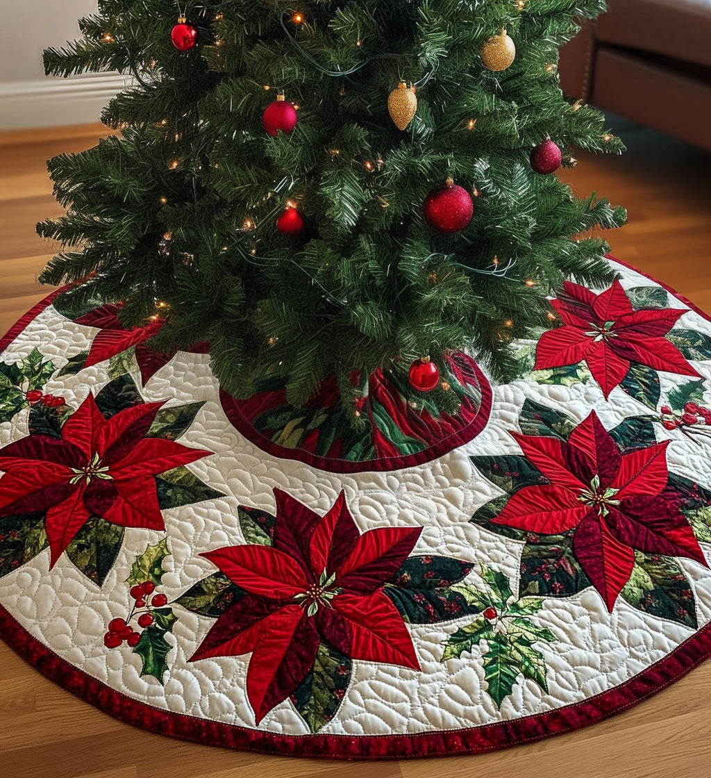 North Star Nook Quilted Christmas Tree Skirt Holiday Merch That Completes Your Christmas Setup