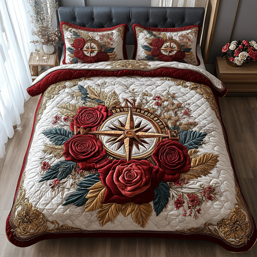 North Star Quilted Bedding Set Best Bed Sheet Set Outdoor Lovers Gifts