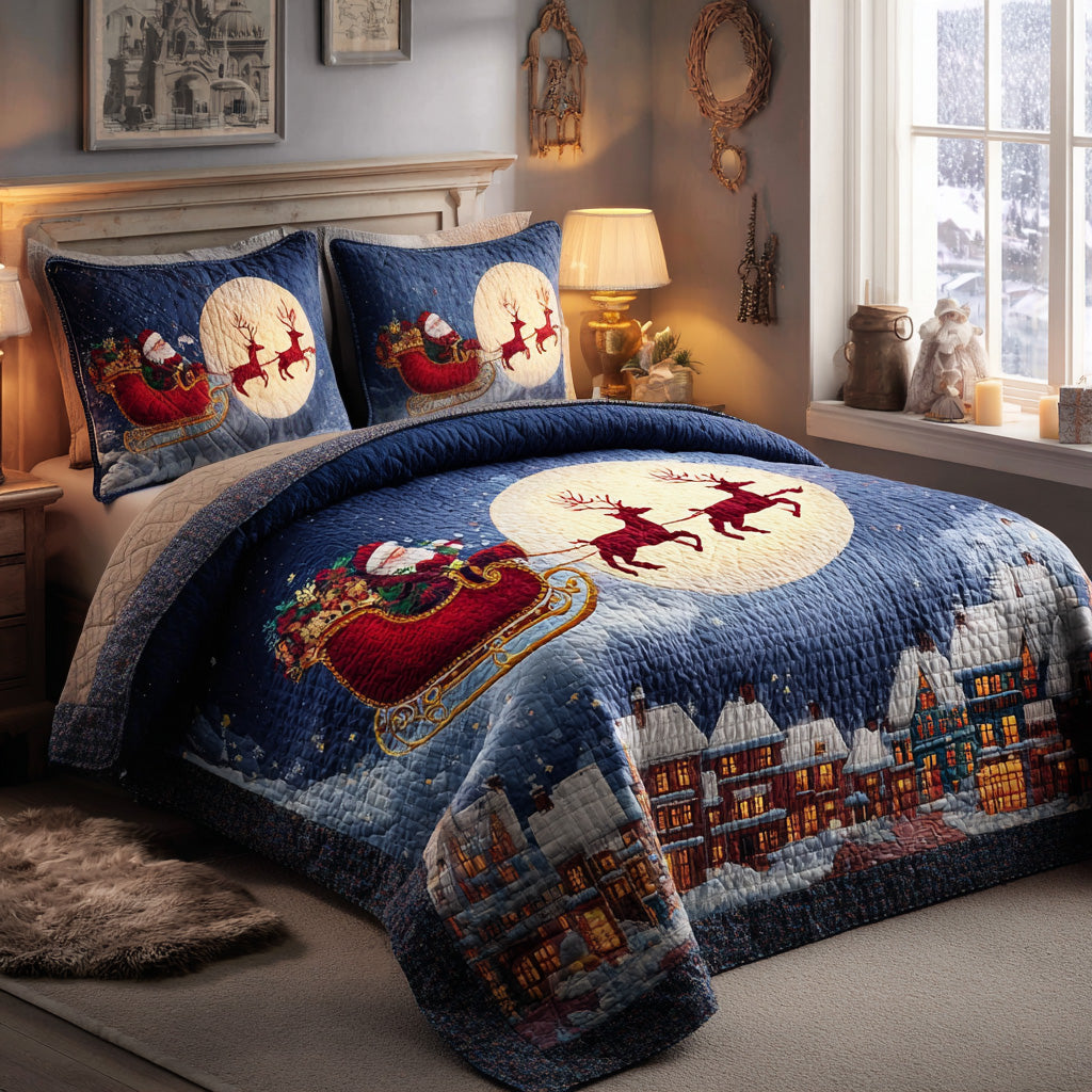 North Star Quilted Bedding Set Holiday Duvet Sets Corporate Christmas Gifts