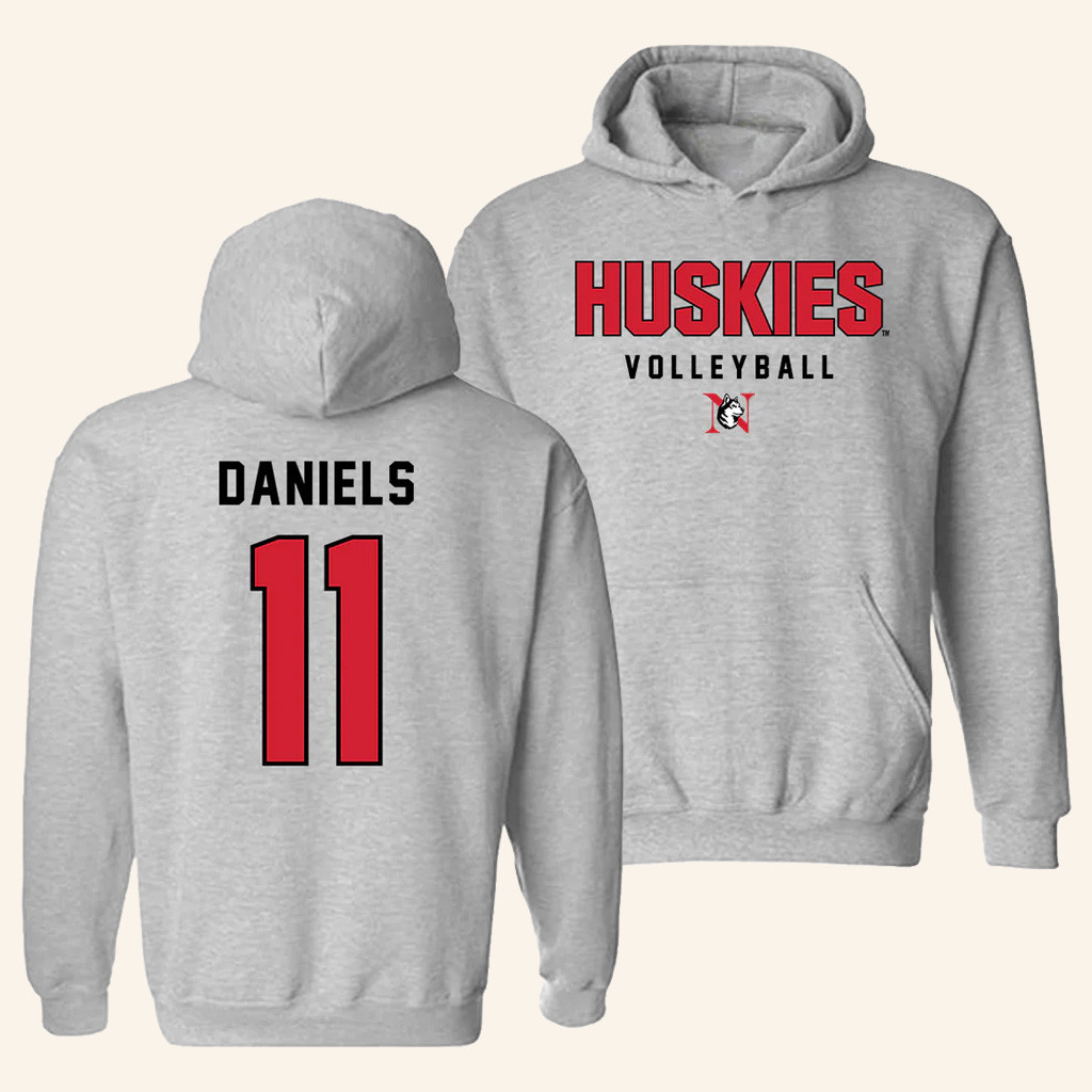 Northeastern Merch Women's Volleyball Kaylin Daniels 11 Hoodie Unique Gifts For Fans