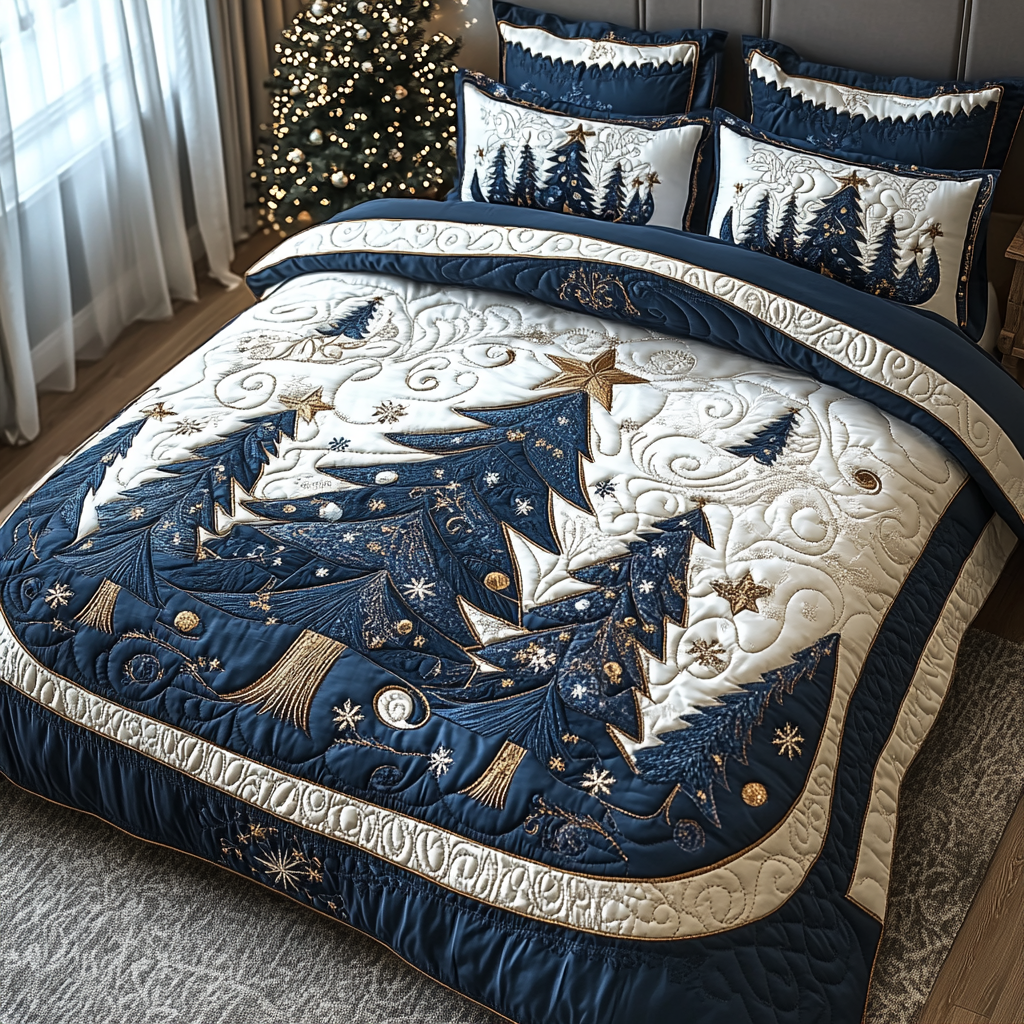 Northern Glow Quilted Bedding Set Best Bedding Sets Best Father's Day Gifts For Dad