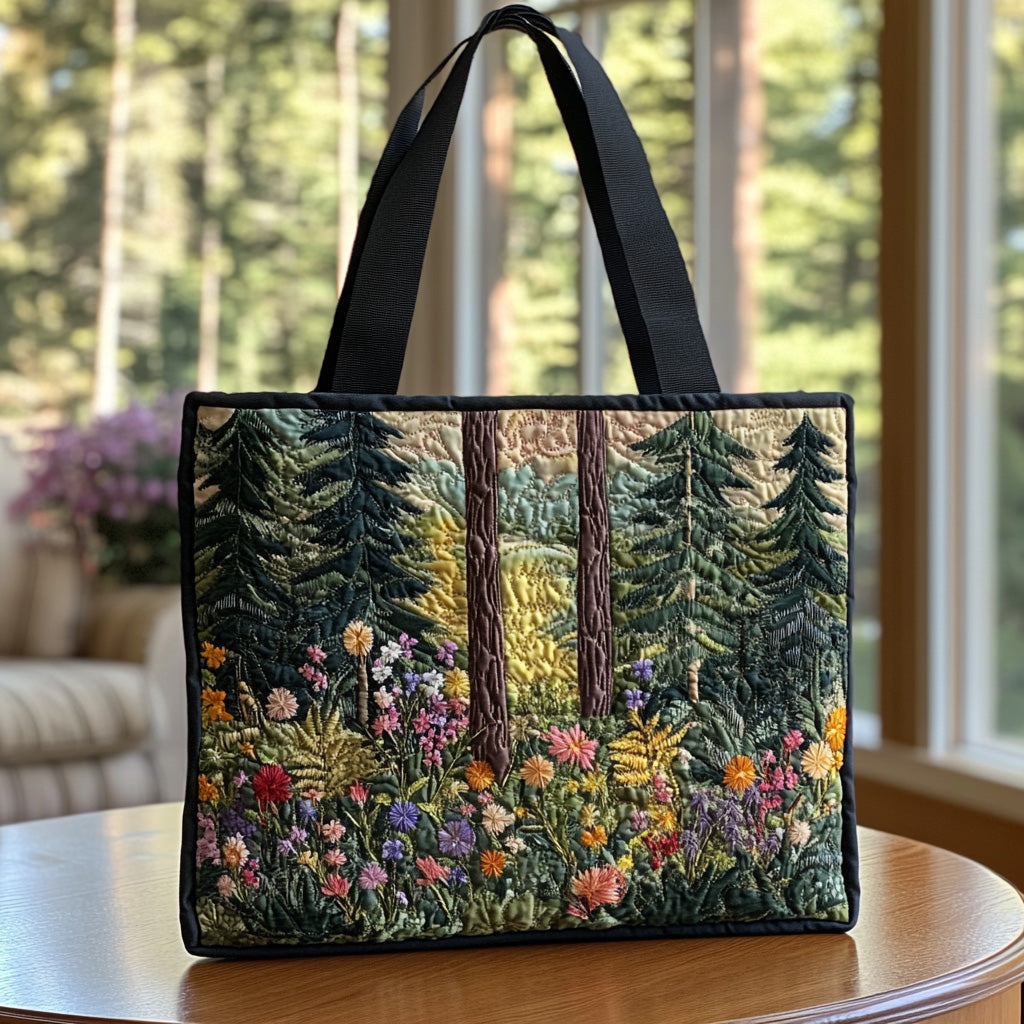 Northwood Dreams Quilted Tote Bag Gifts For Forestry Majors