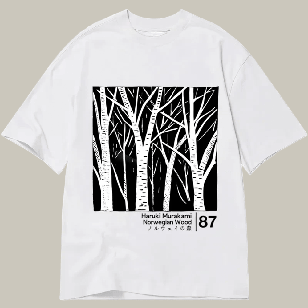 Norwegian Forest Japan Classic T-Shirt Litarature Shirt Cool Gifts For Him