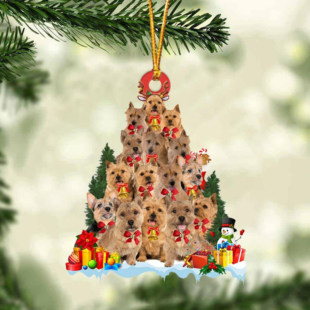 Norwich Terrier Dog Christmas Tree Ornament Dog Gifts Acrylic Ornament Dog Gifts Acrylic Ornament