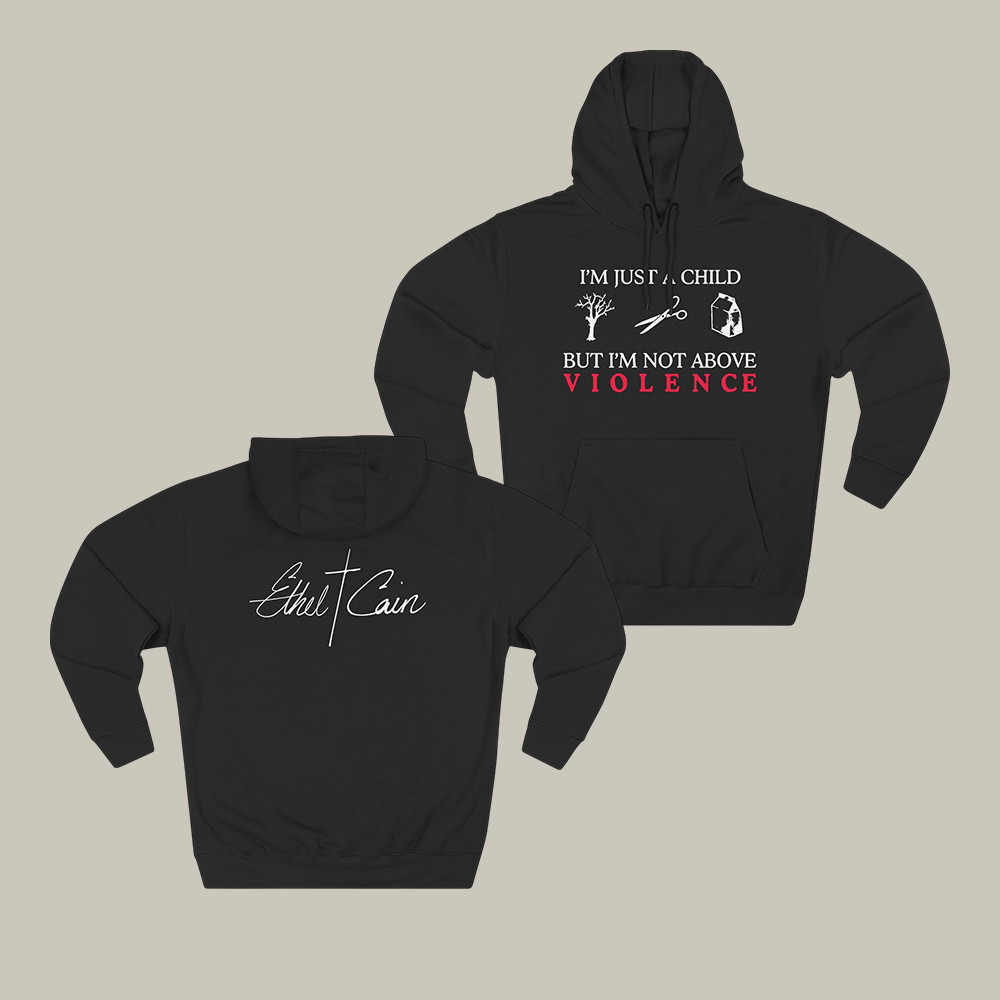 Not Above Violence Ethel Cain Hoodie Music Hooded Sweatshirt Ethel Cain Fan Gift