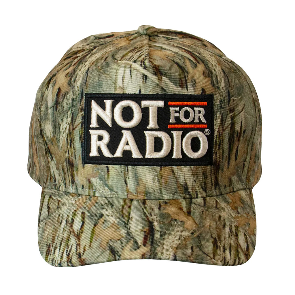 Not For Radio Merch Not For Radio Camo Embroidered Hat Present For Brothers Not For Radio Merch Not For Radio Camo Embroidered Hat Present For Brothers