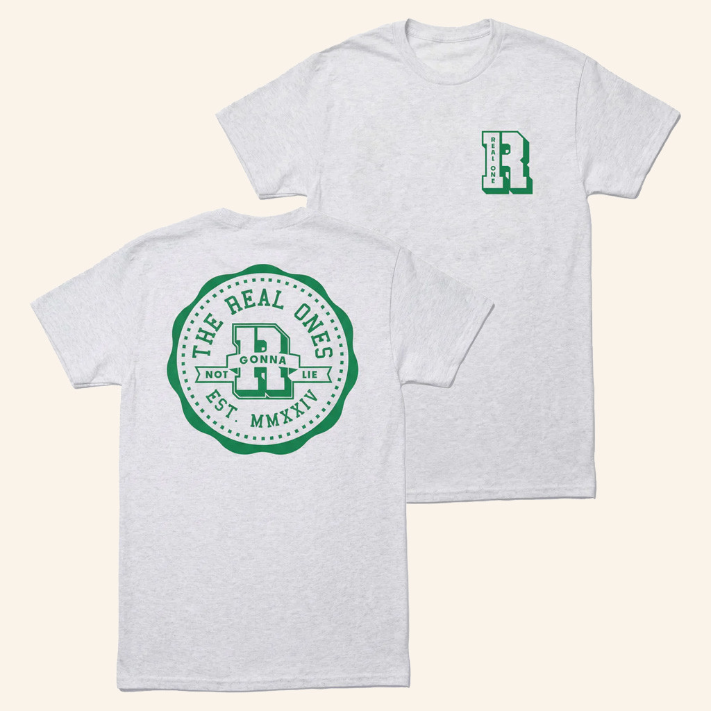 Not Gonna Lie W Kylie Kelce Merch The Real One Badge T-Shirt Present For Husband Not Gonna Lie W Kylie Kelce Merch The Real One Badge T-Shirt Present For Husband