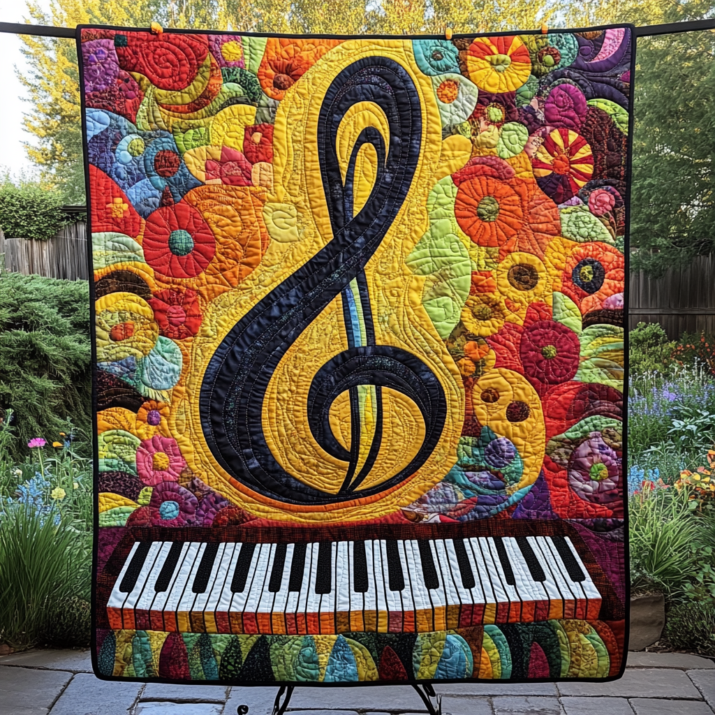 Noteworthy Dreams Quilted Blanket Musical Gifts For Adults