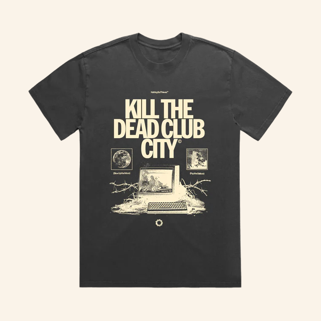Nothing But Thieves Merch Kill The Dead Club City Vintage T-Shirt Gifts For Rock Fans