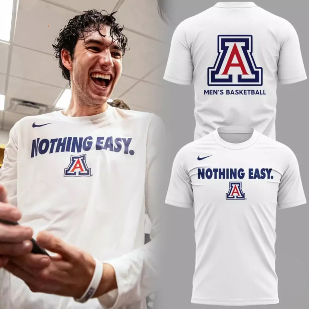 Nothing Easy Men's Basketball 3D T-Shirt Gifts For The Basketball Enthusiast