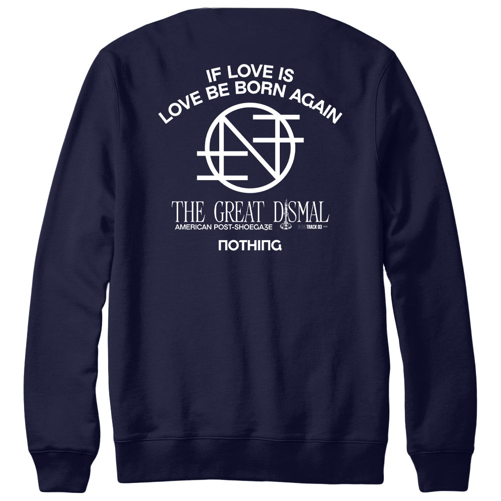 Nothing Merch Love Is Navy Sweatshirt Nothing Sweatshirt Dad Gifts For Father'S Day 2025 Nothing Merch Love Is Navy Sweatshirt Nothing Sweatshirt Dad Gifts For Father'S Day 2025