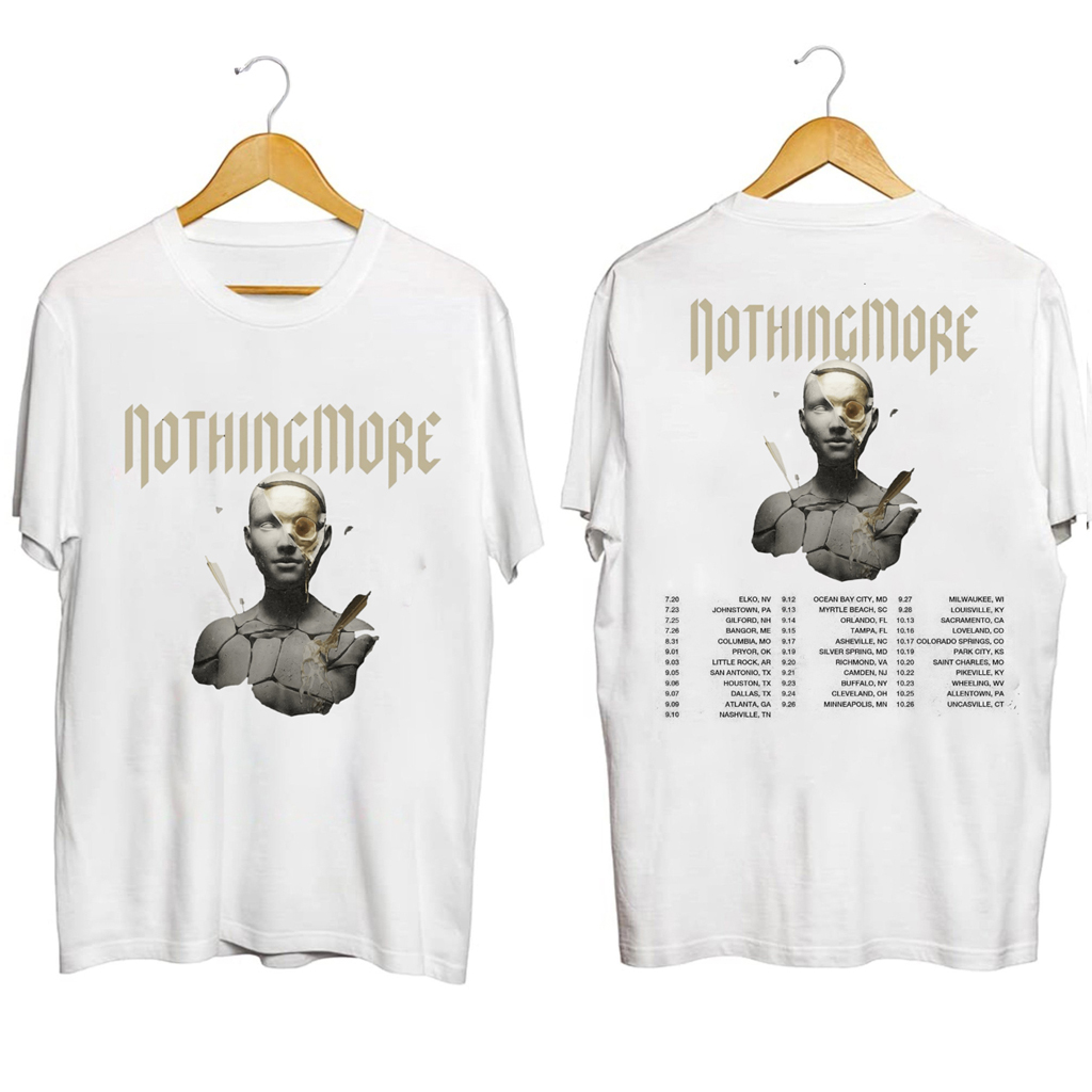 Nothing More Band Tour 2024 Shirt Nothing More Merch Presents For Rock Music Lovers