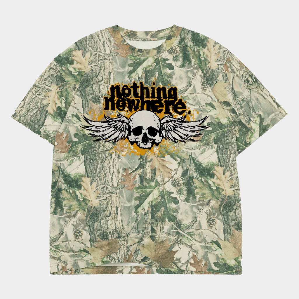 Nothing Nowhere Merch Nothing Nowhere Skull T-Shirt Birthday Present For Brother-1