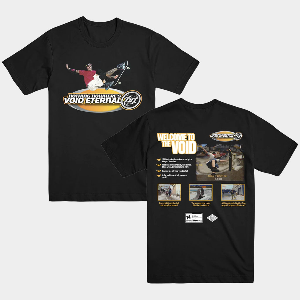 Nothing Nowhere Merch Tony Shirt Nothing Nowhere's Void Eternal T-Shirt Birthday Ideas For Him