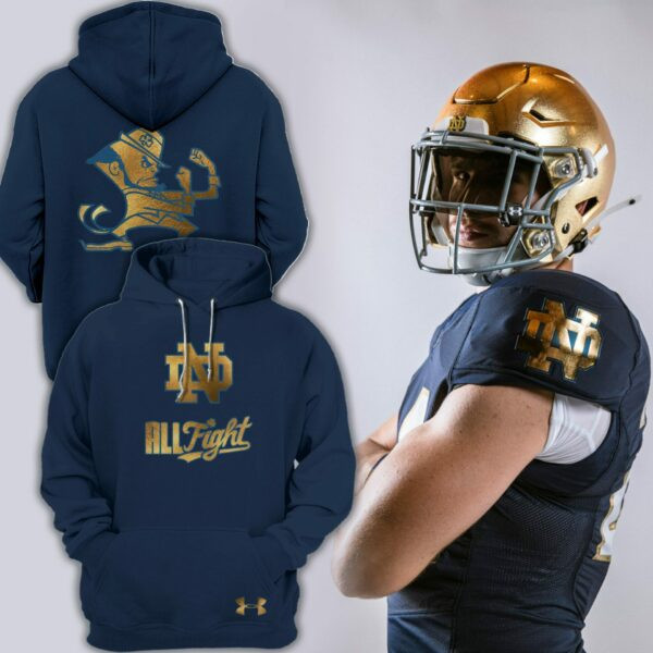 Notre Dame Fighting Irish All Fight Football NCAA Hoodie Gifts For Fans
