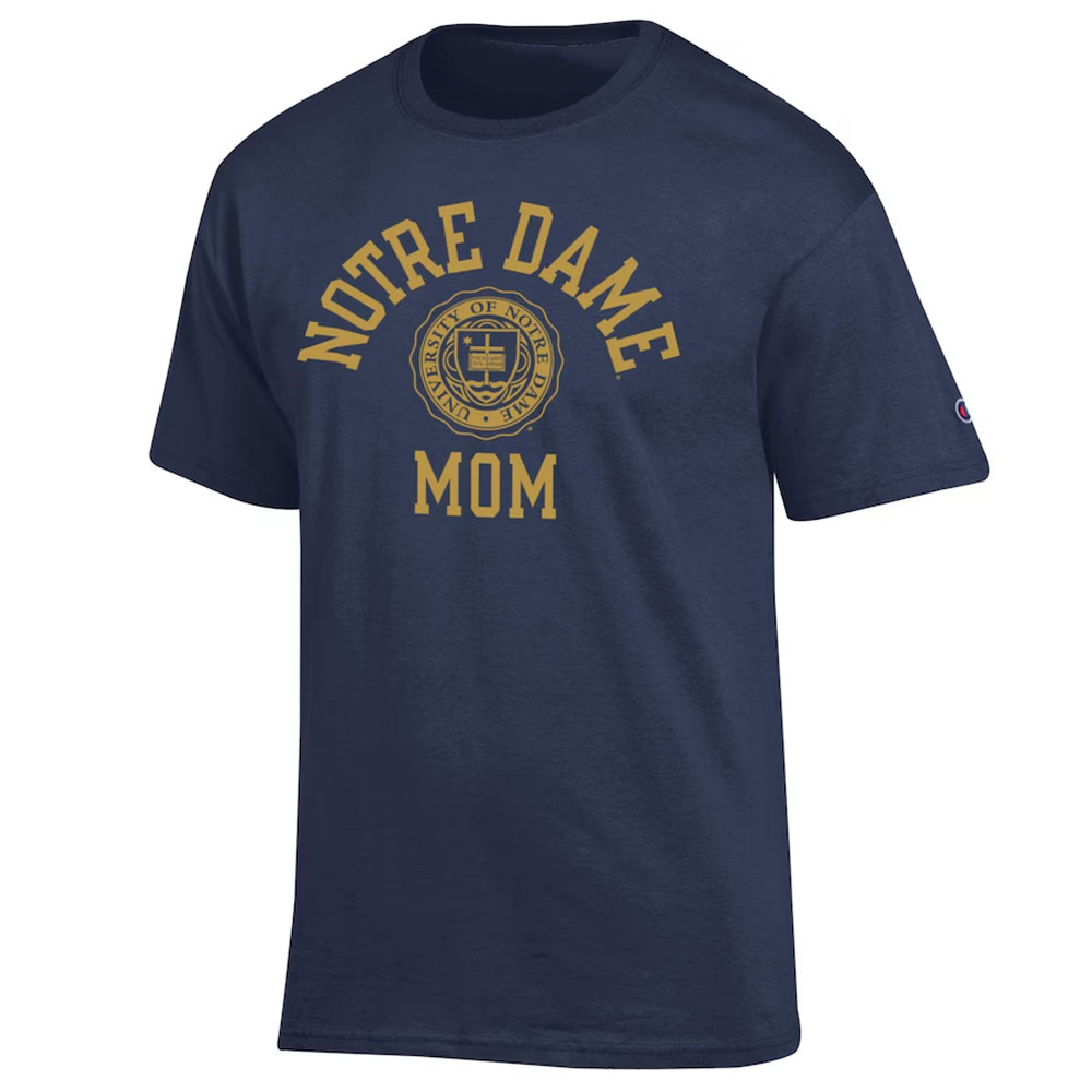 Notre Dame Fighting Irish Mom Seal T-Shirt Awesome Mother's Day Gifts 2025