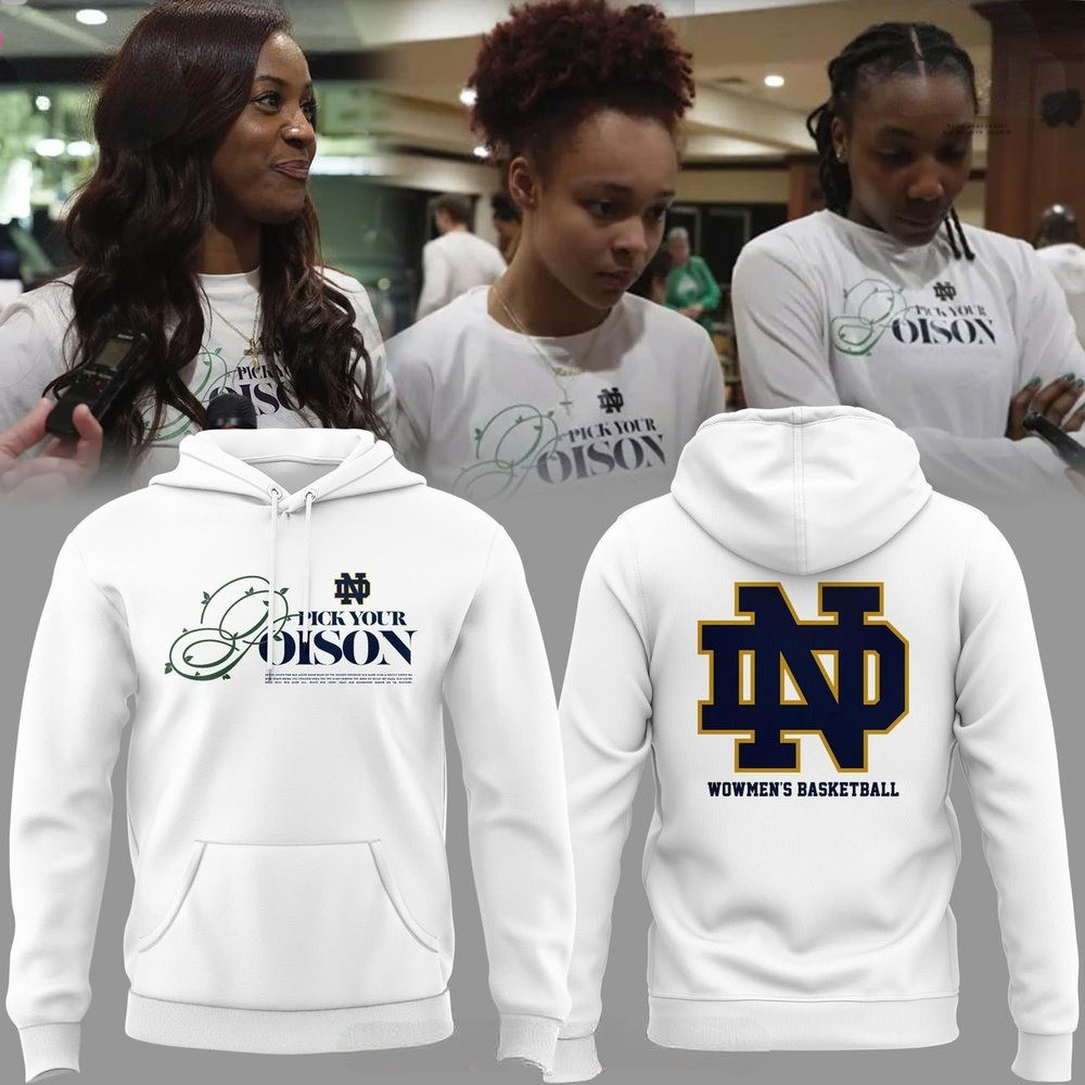 Notre Dame Fighting Irish Pick Your Poison Hoodie Football Gifts For Men