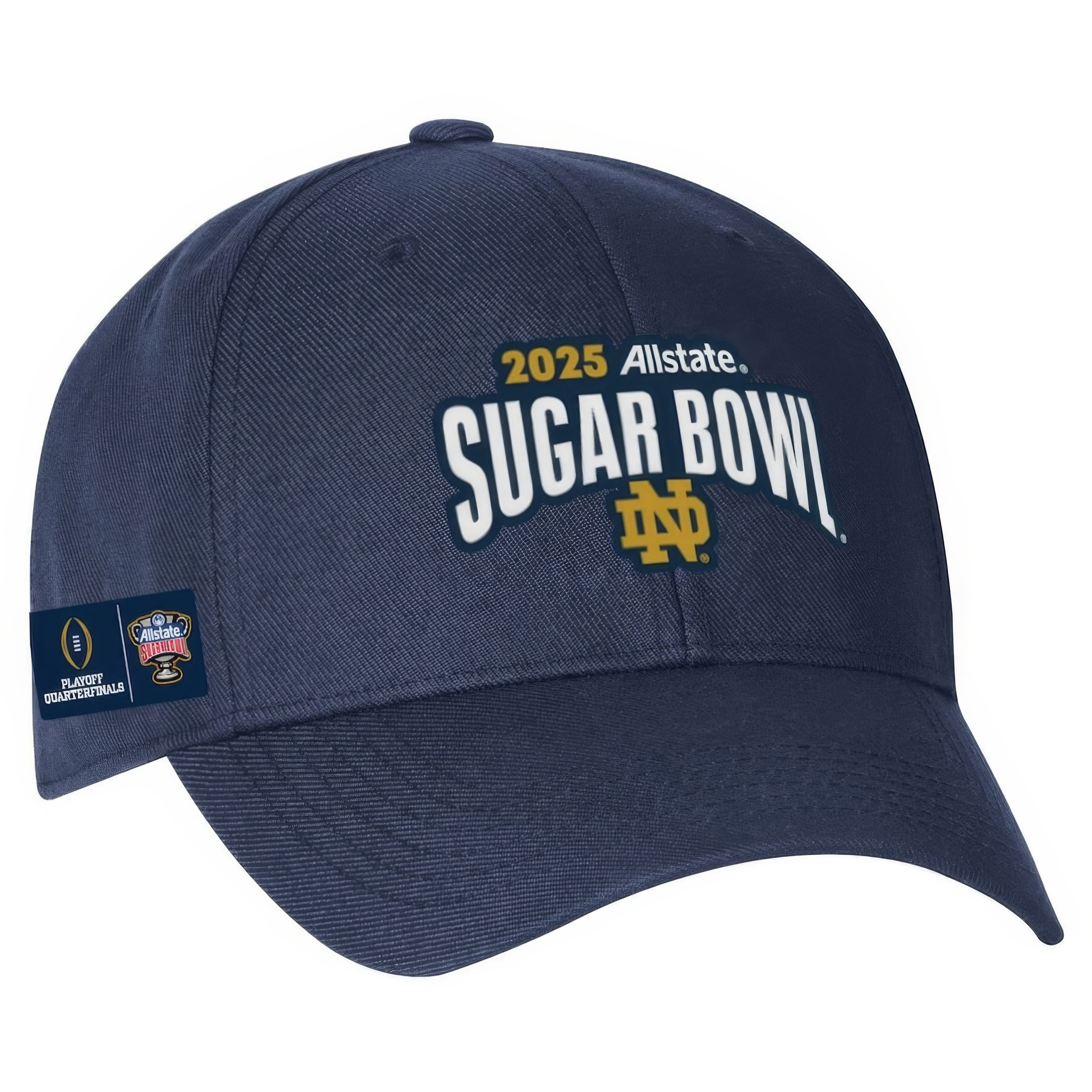 Notre Dame Fighting Irish Under Armour College Football Playoff 2025 Sugar Bowl Hat Dad Gifts