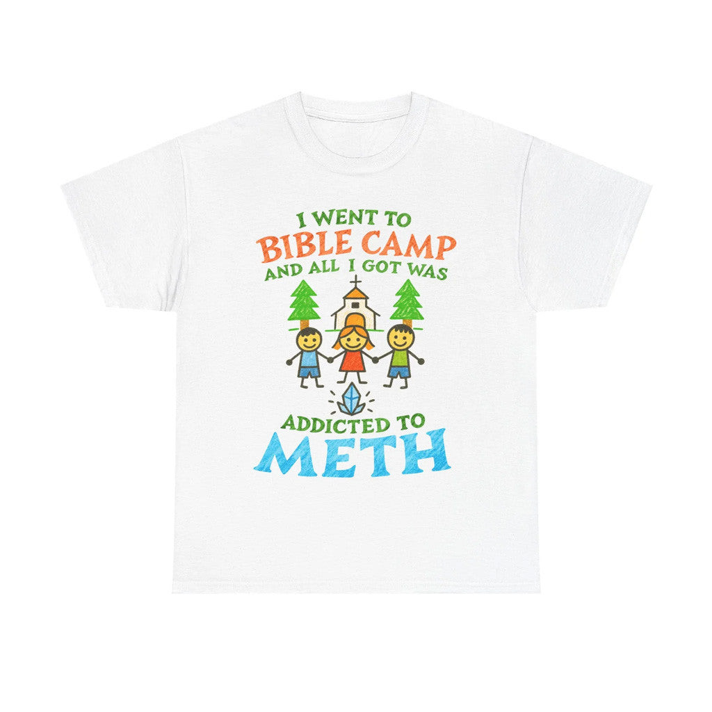 Notsafeforwear Merch Bible Camp T-Shirt Gift Ideas For Friends
