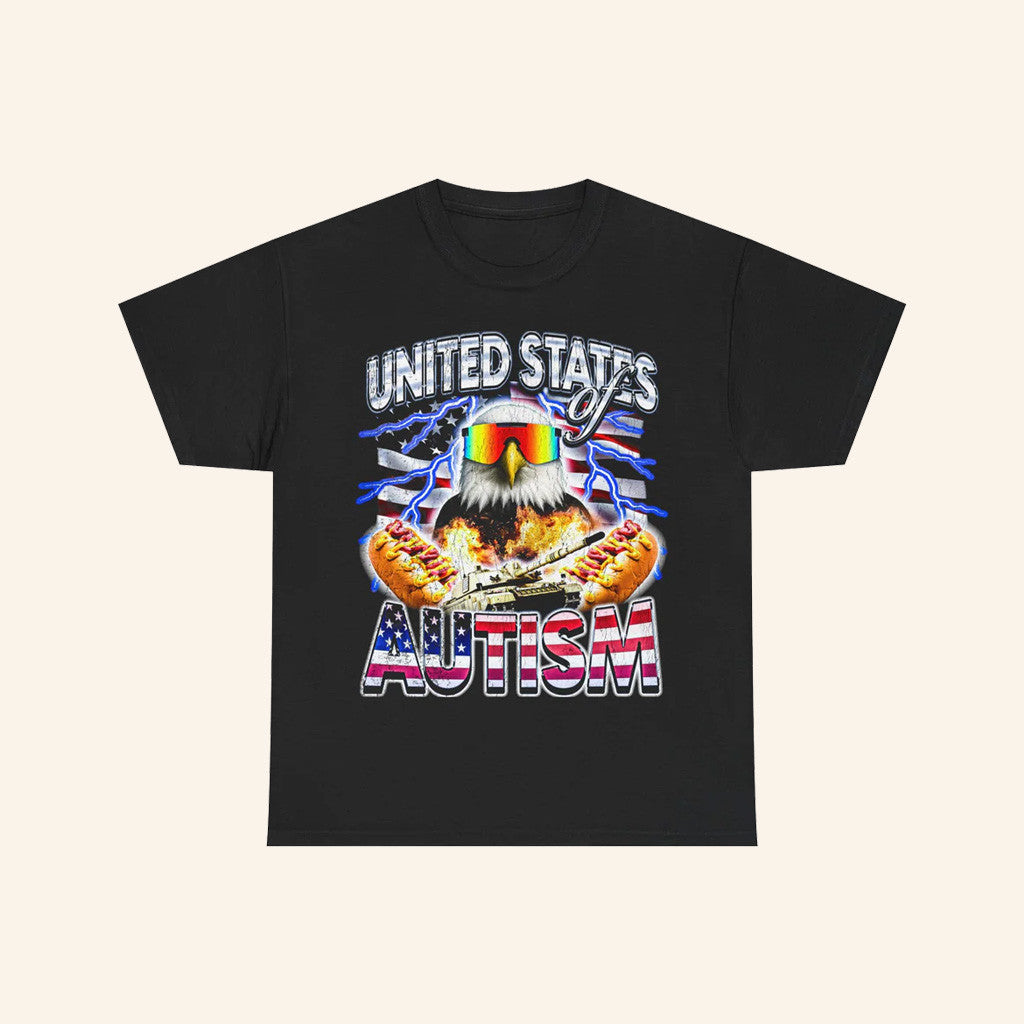 Notsafeforwear Merch United States Of Autism T-Shirt Gifts For Husband Notsafeforwear Merch United States Of Autism T-Shirt Gifts For Husband