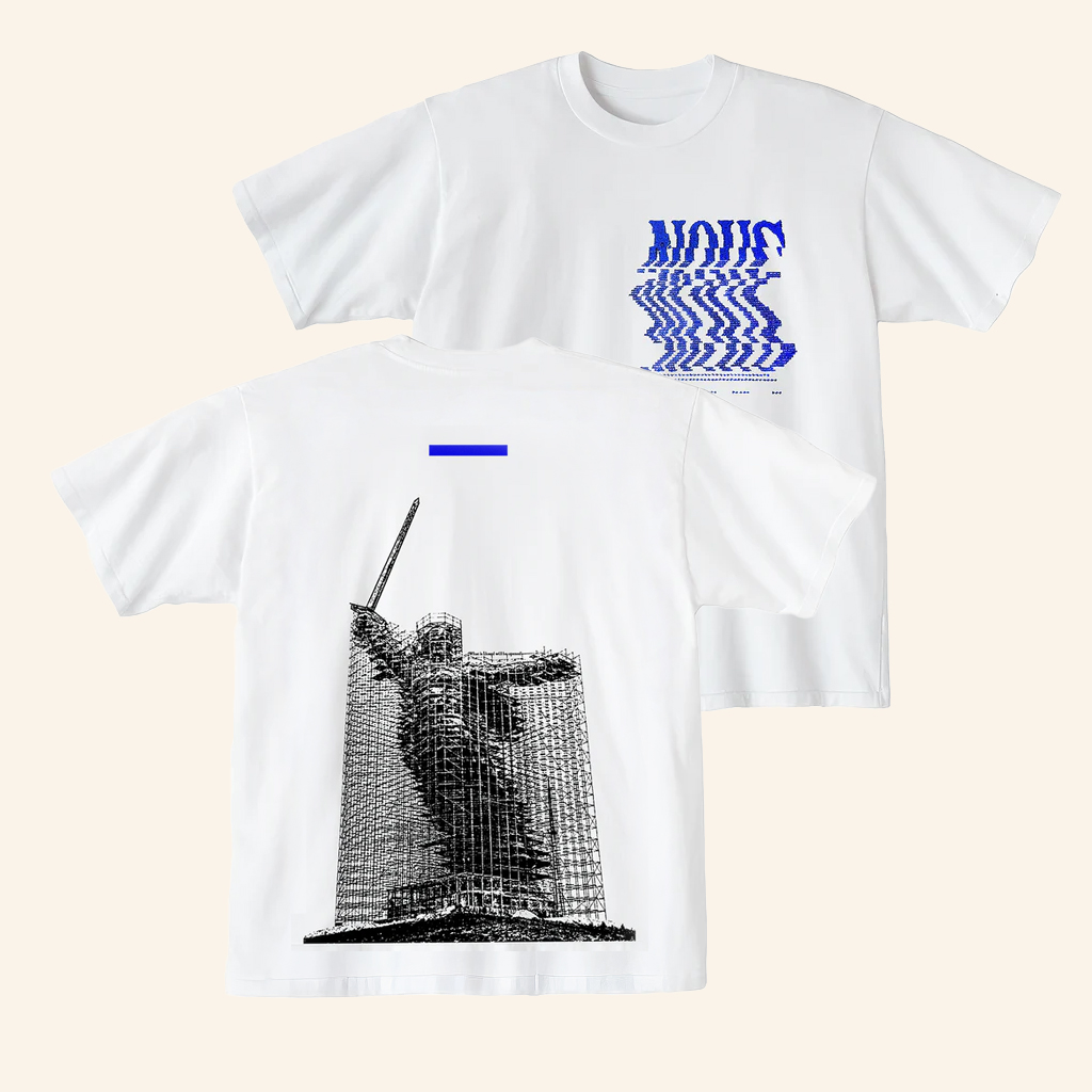 Nous Research Merch Scaffolding White T-Shirt Great Gifts For Brothers