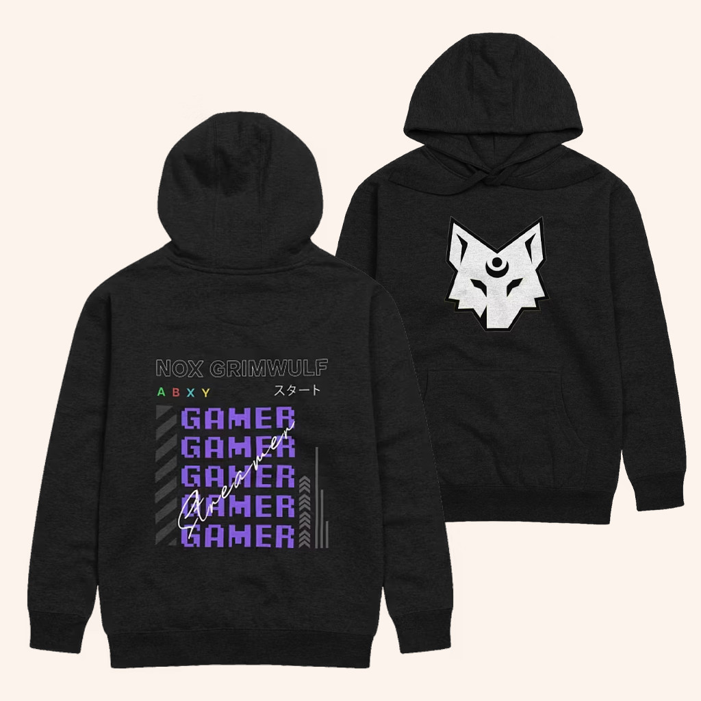 Nox Grimwulf Merch Nox Grimwulf Gamer Streamer Hoodie Gifts For Boyfriend
