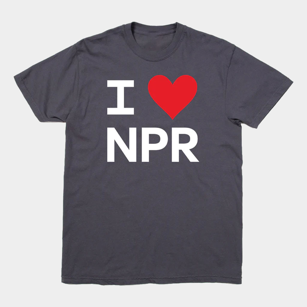 NPR Merch I Heart NPR T-Shirt Birthday Present For Son