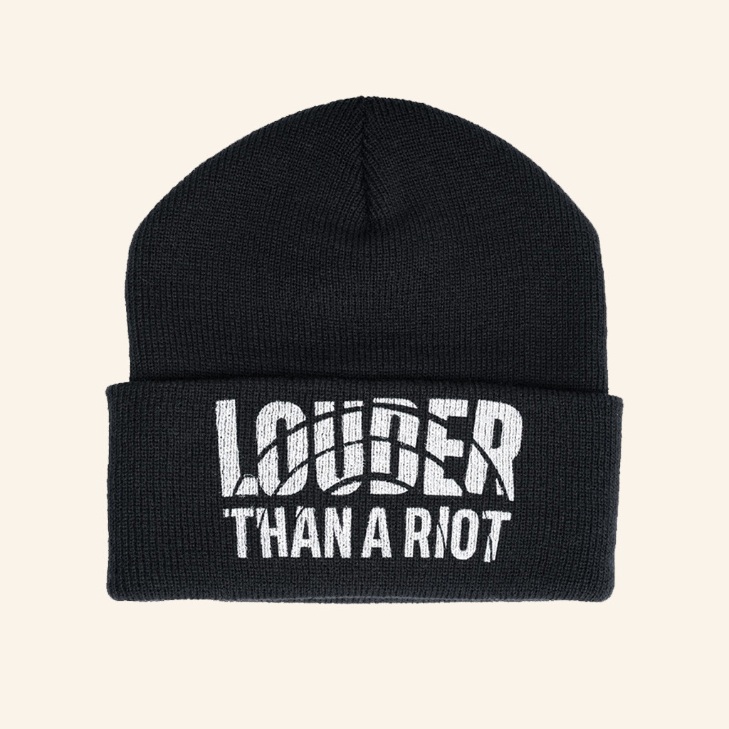 NPR Merch Louder Than A Riot Beanie Christmas Present Ideas For Men