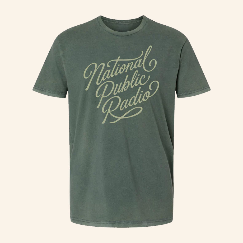 NPR Merch National Public Radio Script T-Shirt Good Christmas Gifts For Radio Fans NPR Merch National Public Radio Script T-Shirt Good Christmas Gifts For Radio Fans