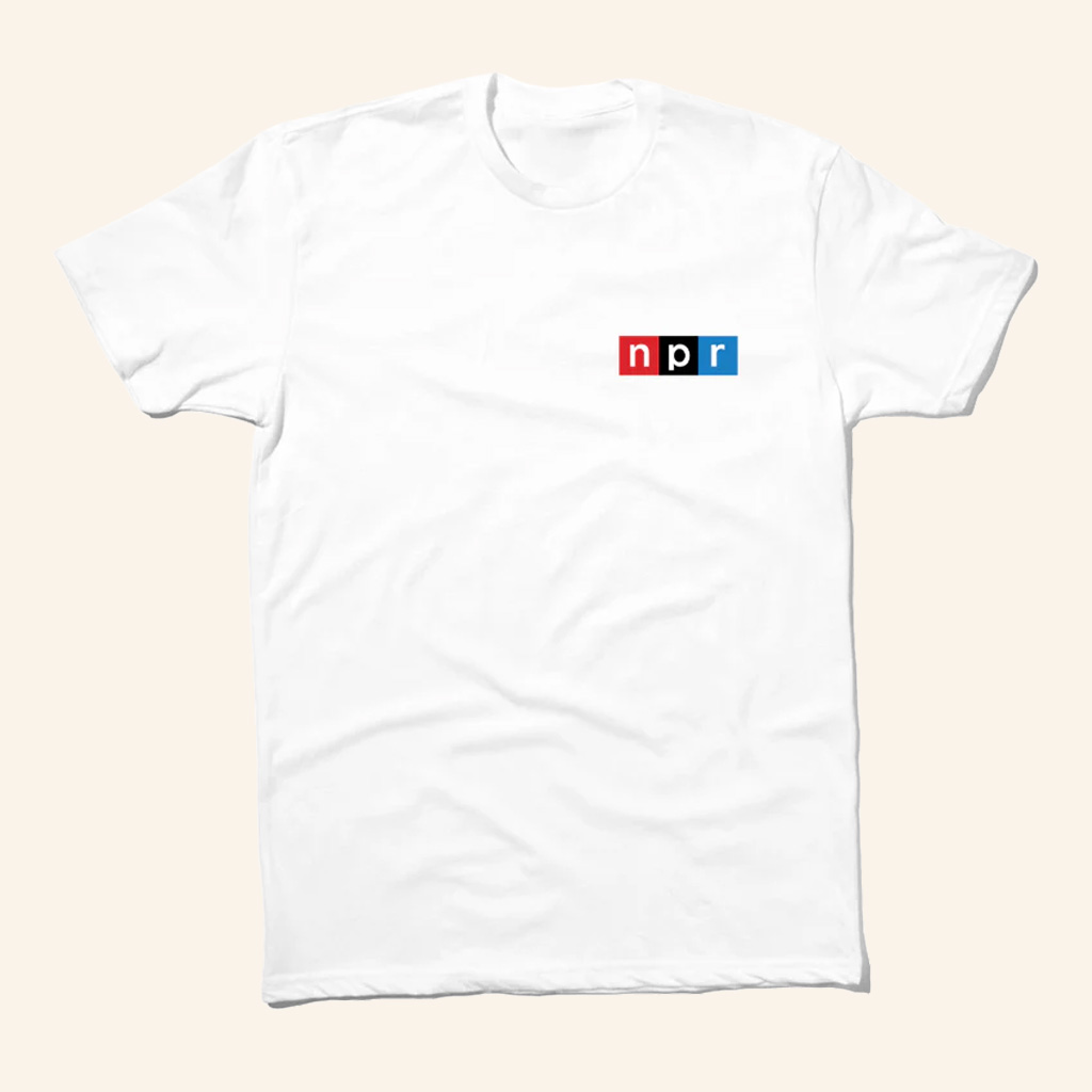 NPR Merch NPR Full Color Logo White T-Shirt Christmas Gift Ideas For Him NPR Merch NPR Full Color Logo White T-Shirt Christmas Gift Ideas For Him