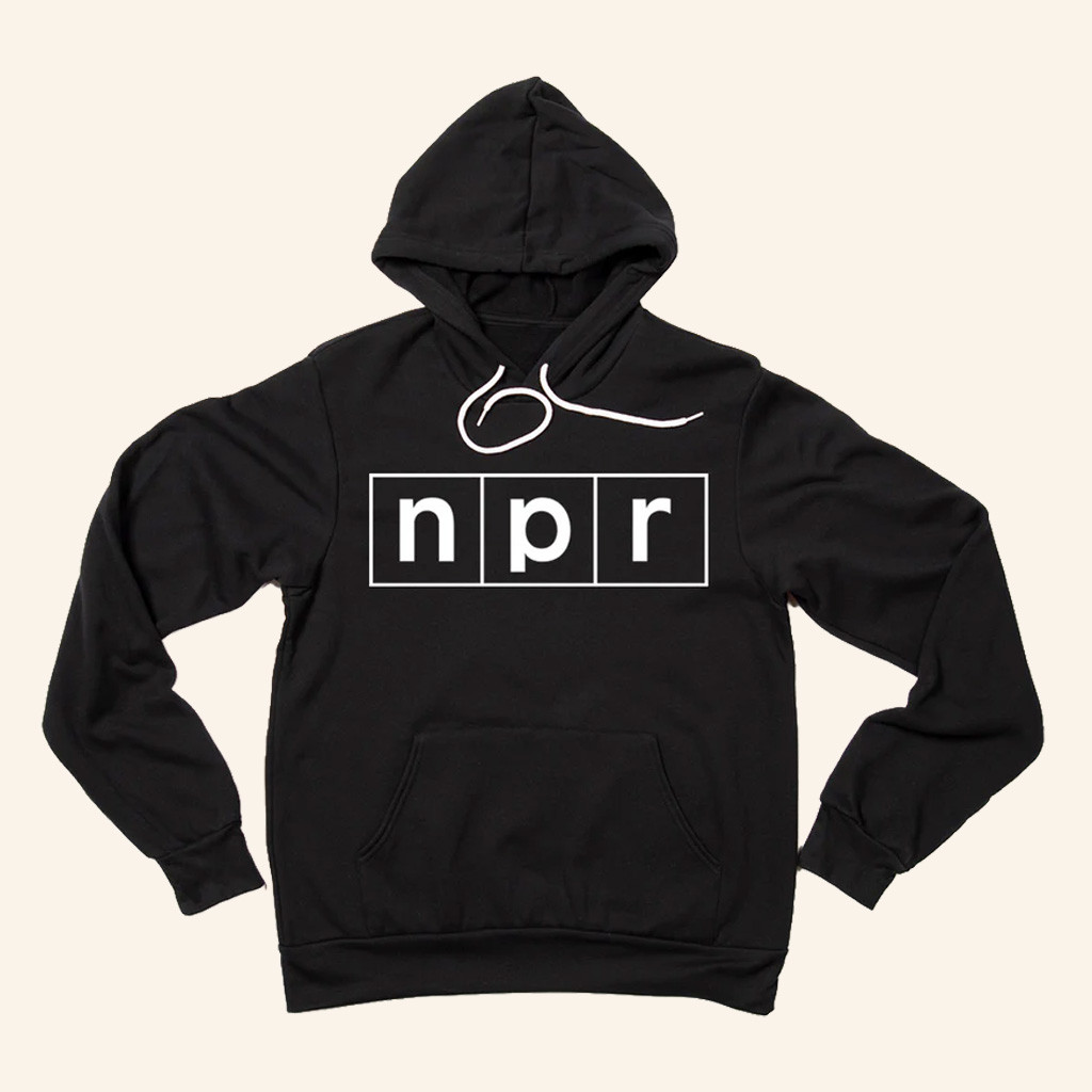 NPR Merch NPR Logo Black Hoodie Christmas Gift Ideas For Brother NPR Merch NPR Logo Black Hoodie Christmas Gift Ideas For Brother