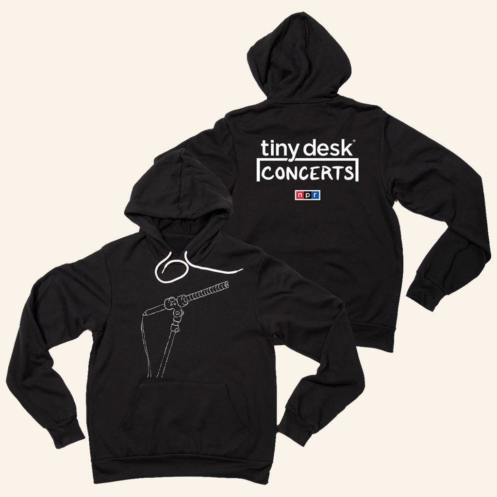 NPR Merch Tiny Desk Concerts Black Hoodie Christmas Gifts For Brother NPR Merch Tiny Desk Concerts Black Hoodie Christmas Gifts For Brother
