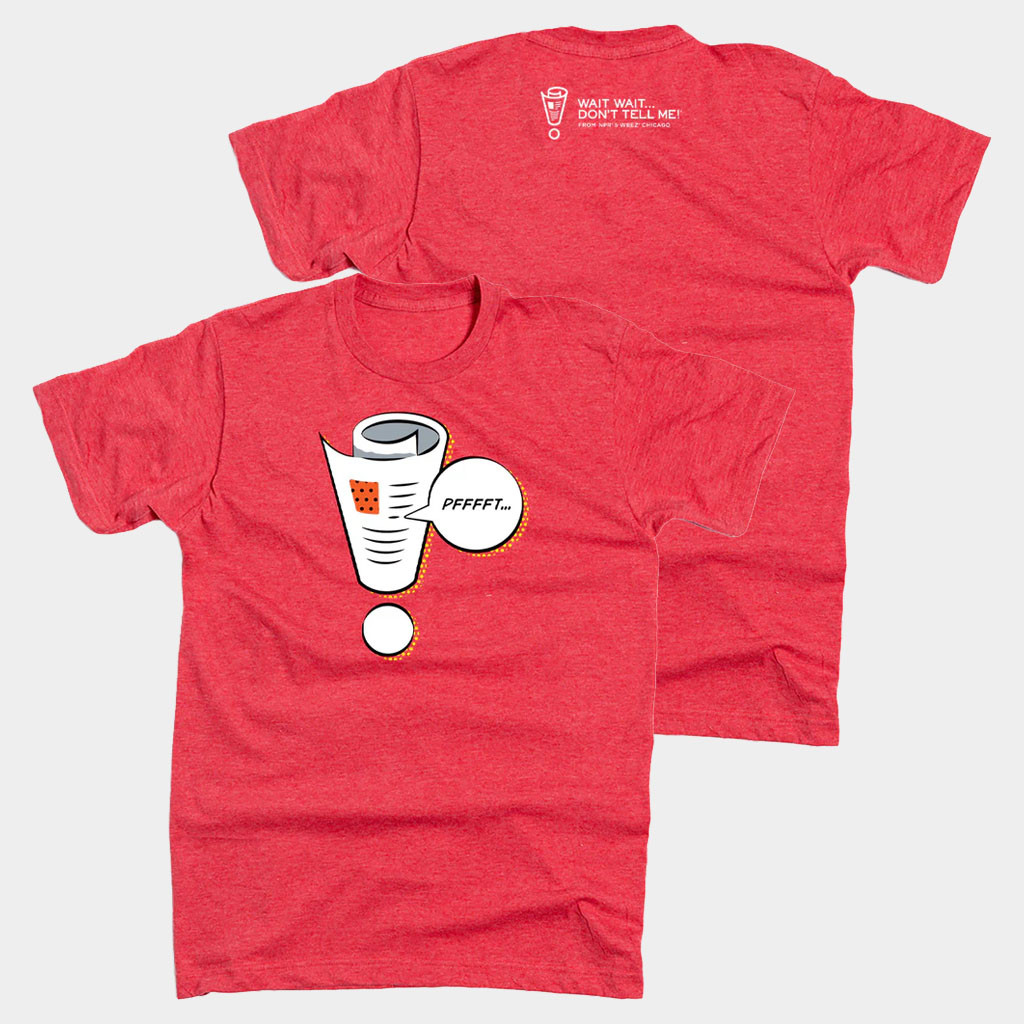 NPR Merch Wait Wait Don't Tell Me Logo T-Shirt Best Birthday Gift For Him