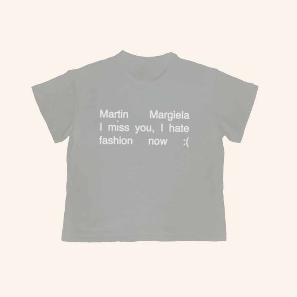 Nss Edicola Merch Fuorimoda Martin Margiela I Miss You T-Shirt Christmas Gift Ideas For Her Nss Edicola Merch Fuorimoda Martin Margiela I Miss You T-Shirt Christmas Gift Ideas For Her