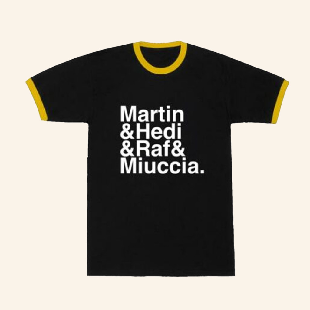 Nss Edicola Merch Martin And Hedi And Raf And Miuccia Ring T-Shirt Gifts For Husband Nss Edicola Merch Martin And Hedi And Raf And Miuccia Ring T-Shirt Gifts For Husband