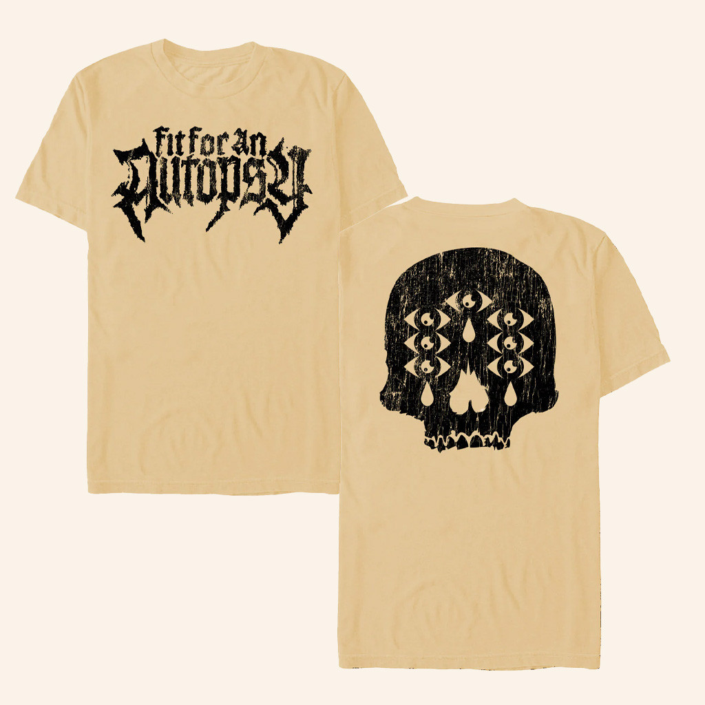Nuclear Blast Merch Fit For An Autopsy Shirt 7 Eyes Vegas Gold T-Shirt Gifts For Friends Nuclear Blast Merch Fit For An Autopsy Shirt 7 Eyes Vegas Gold T-Shirt Gifts For Friends