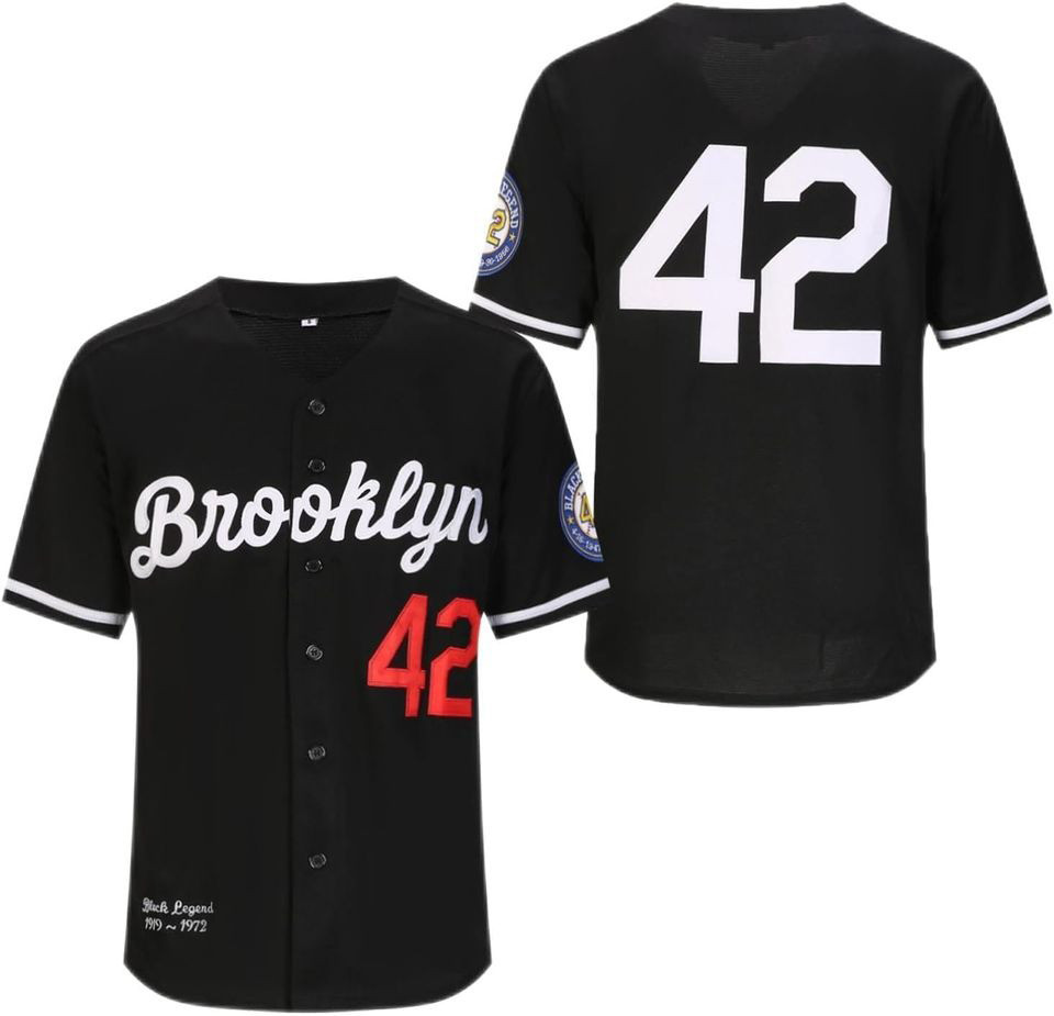 Number 42 Legend Brooklyn Baseball Jersey Best Gifts For Baseball Fans