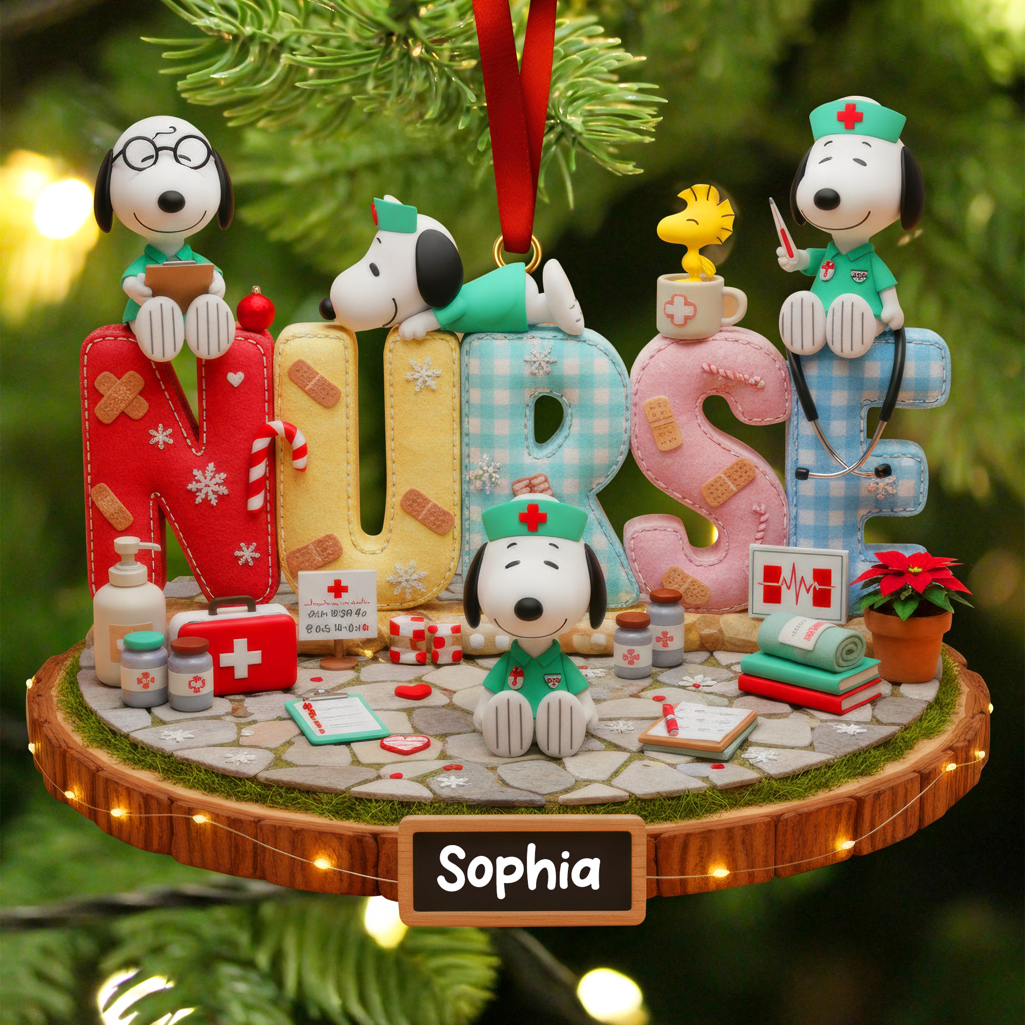 Nurse Appreciation Christmas Ornament - Personalized Gifts For Nurse - Holiday Season Gift Idea Nurse Appreciation Christmas Ornament - Personalized Gifts For Nurse - Holiday Season Gift Idea