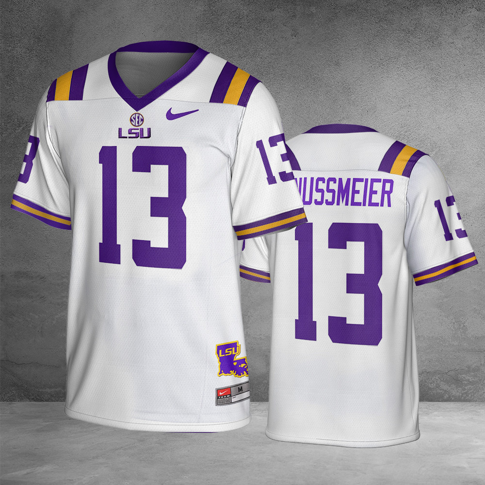 Nussmeier 13 LSU Tigers Louisiana Jersey Football Fan Gift Ideas