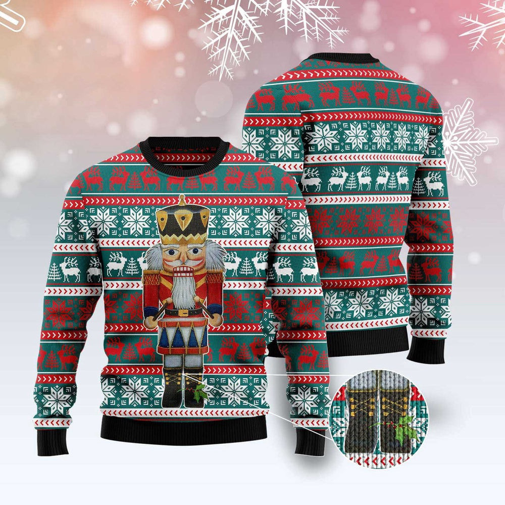 Nutcracker And Drum Ugly Christmas Sweater Funny Ugly Christmas Sweater Best Christmas Gifts