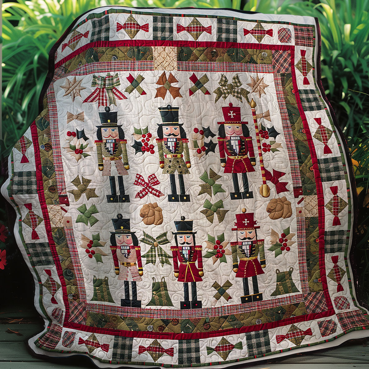 Nutcracker Christmas Quilt Blanket Best Throw Blanket Meaningful Anniversary Gifts