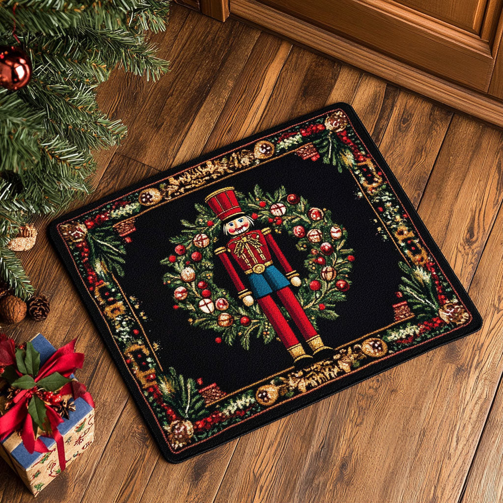 Nutcracker Glow Doormat Perfect Gift For Friends and Family on Christmas Day