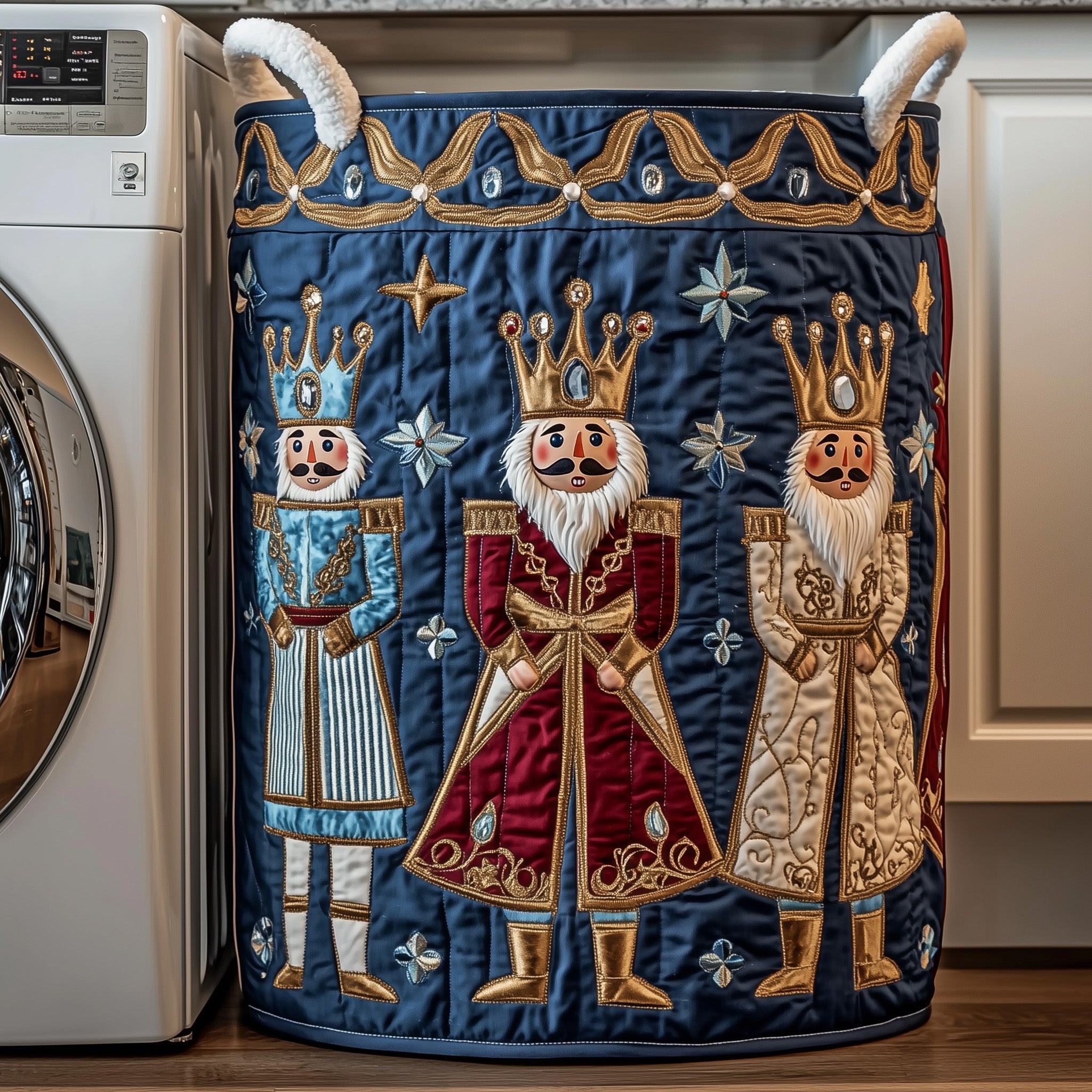 Nutcracker Guard Quilted Laundry Basket Dad Gifts From Daughter Christmas